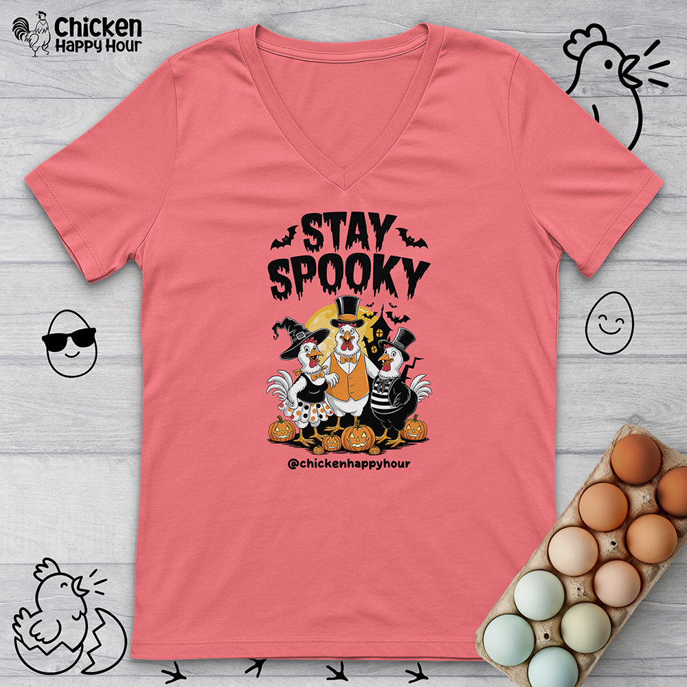 Stay Spooky V-Neck Tee