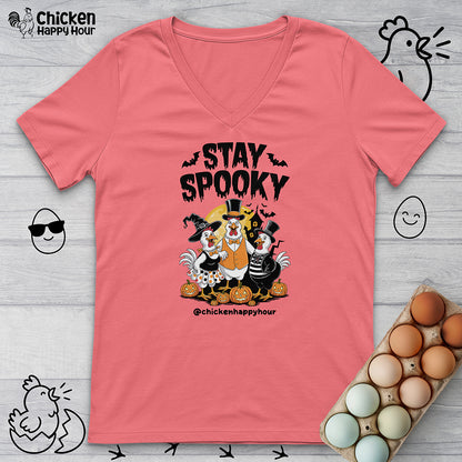 Stay Spooky V-Neck Tee