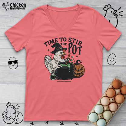 Time to Stir the Pot V-Neck Tee