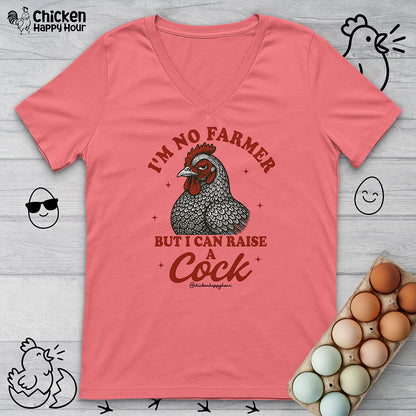 I'm No Farmer V-Neck Tee
