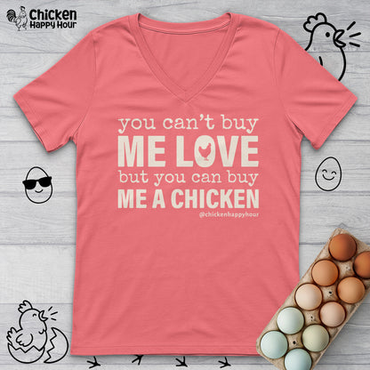 You Can’t Buy Me Love V-Neck Tee
