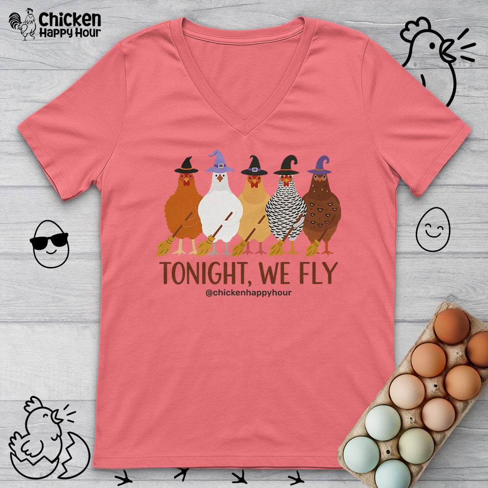 Tonight We Fly 01 V-Neck Tee