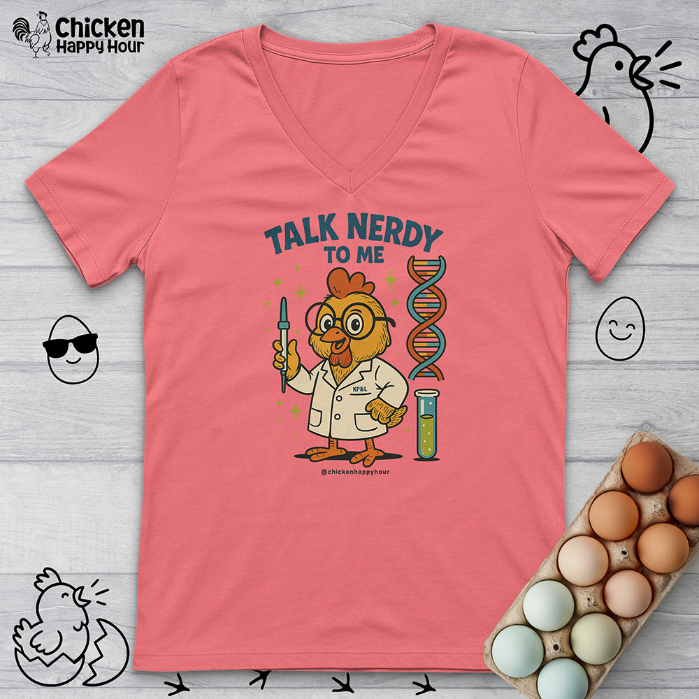 Talk Nerdy To Me V-Neck Tee