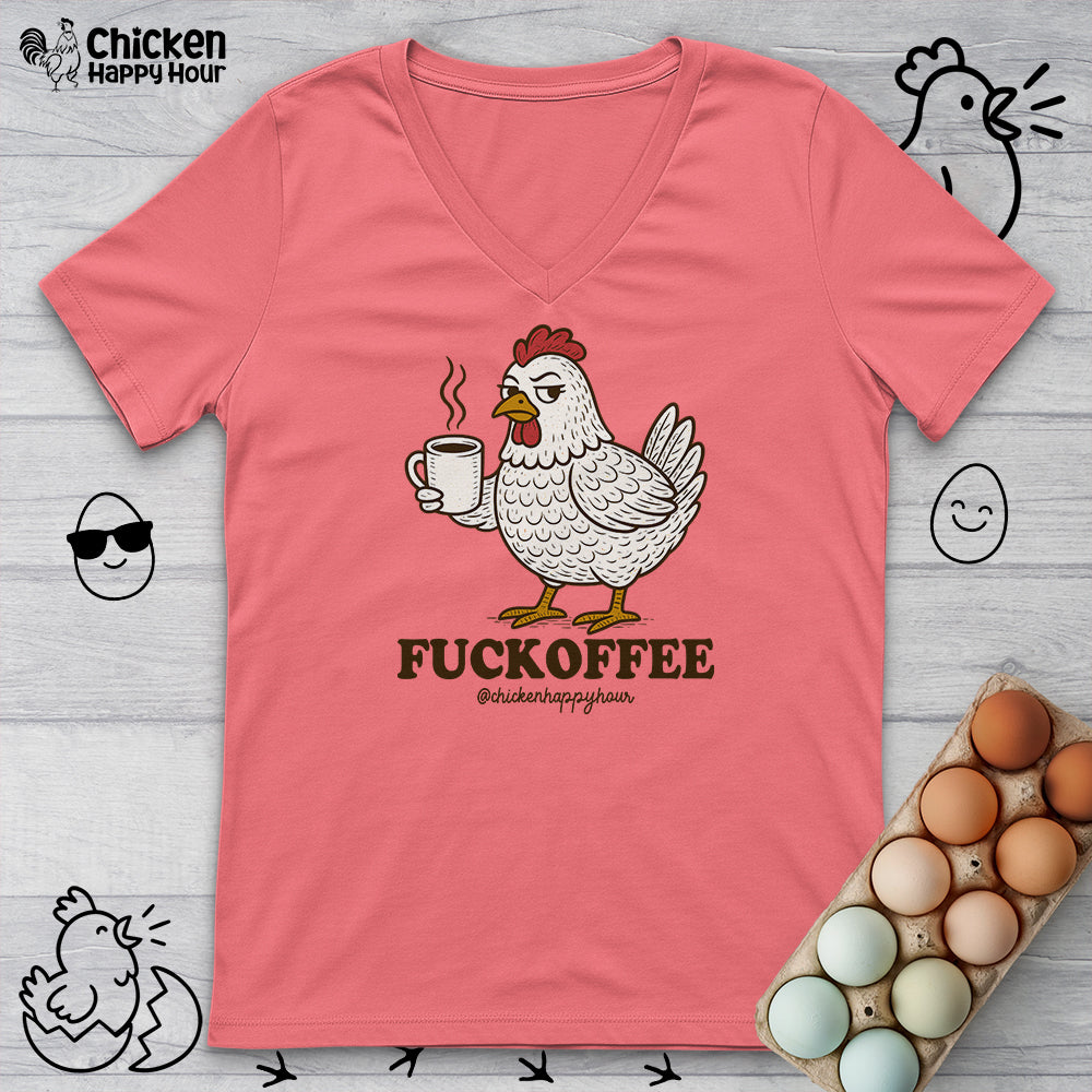 FUCKOFFEE V-Neck Tee