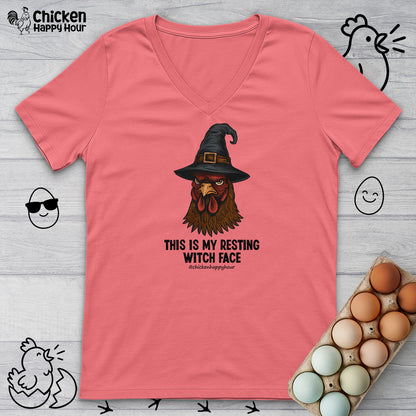 This Is My Resting Witch Face V-Neck Tee