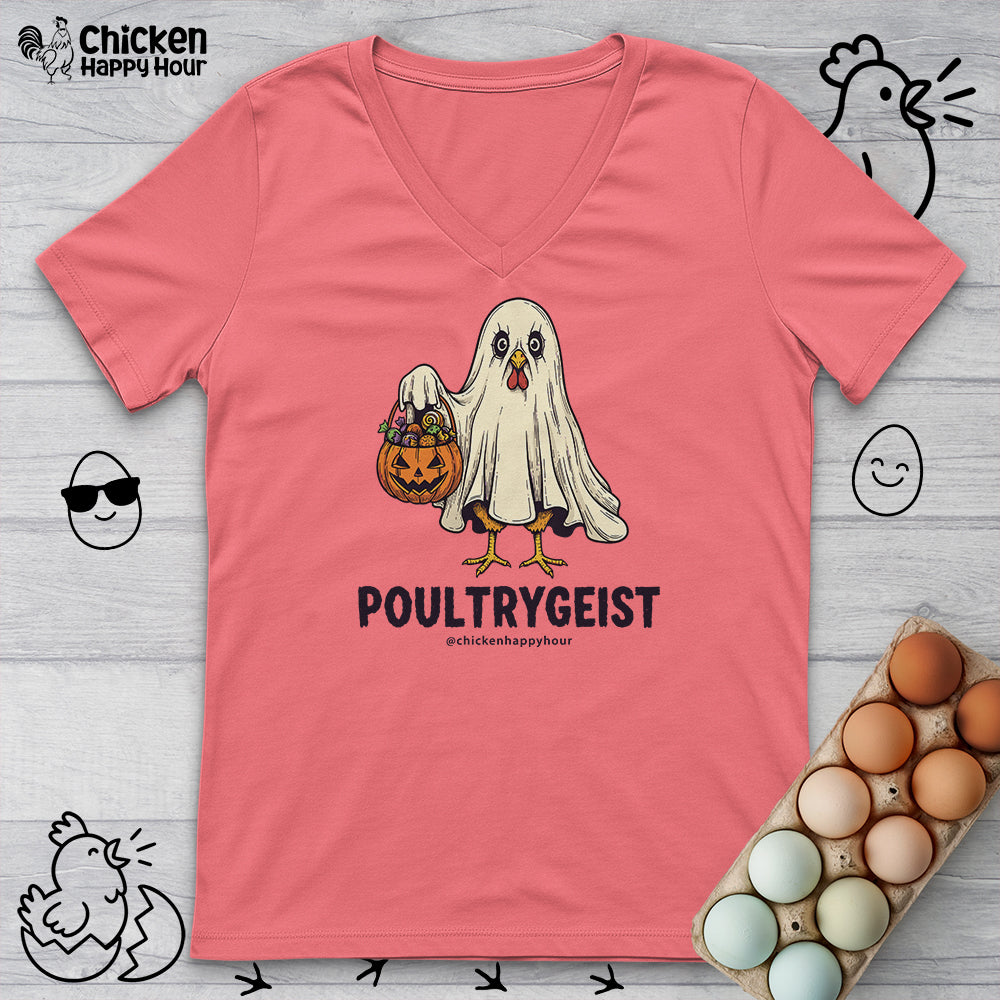 Poultrygeist V-Neck Tee