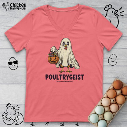 Poultrygeist V-Neck Tee