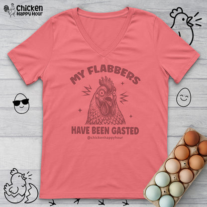 My Flabbers Have Been Gasted V-Neck Tee