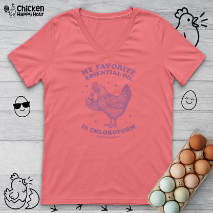 My favorite Essential Oil is Chloroform V-Neck Tee