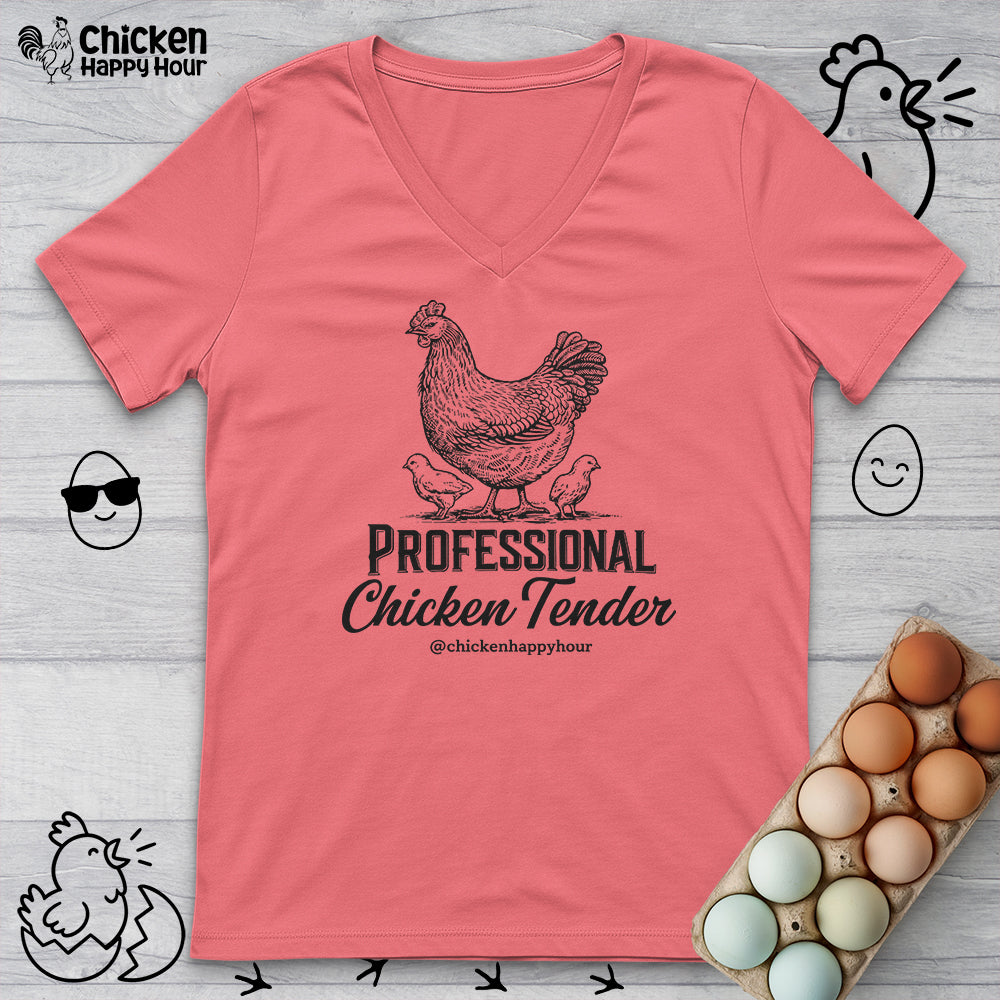 Professional Chicken Tender V-Neck Tee