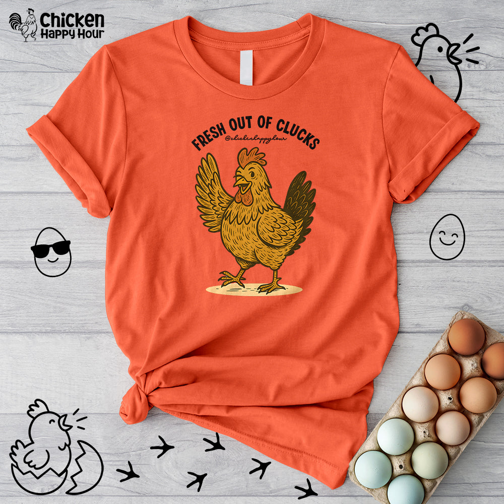 FRESH OUT OF CLUCKS Unisex Tee