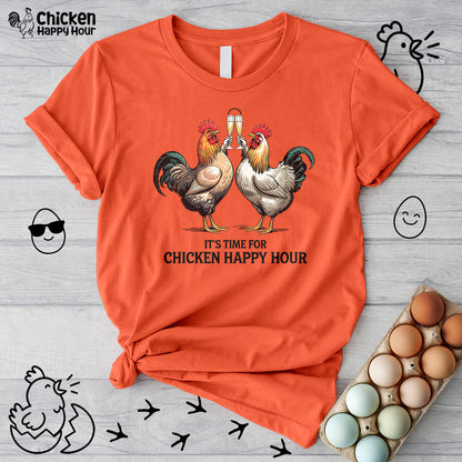 It’s Time For Chicken Happy Hour Unisex Tee