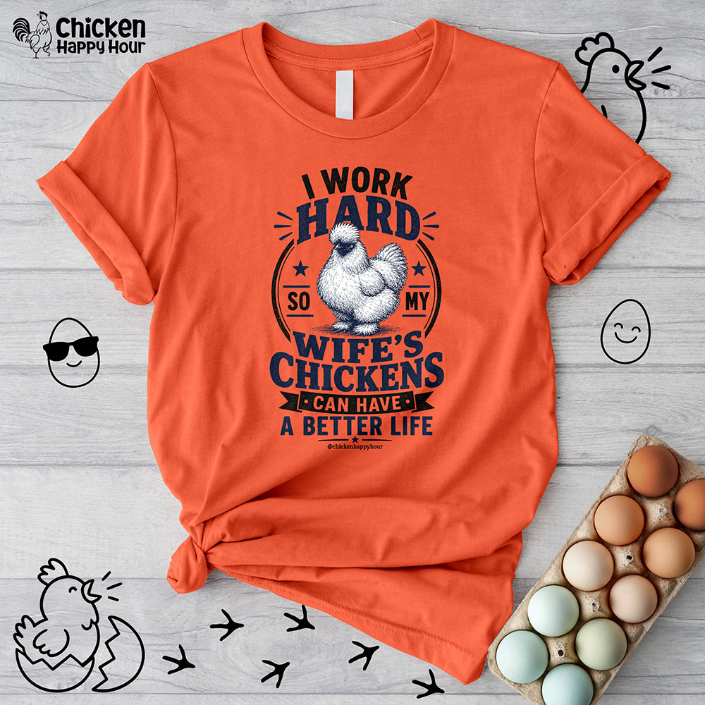 I Work Hard For Better Life Unisex Tee