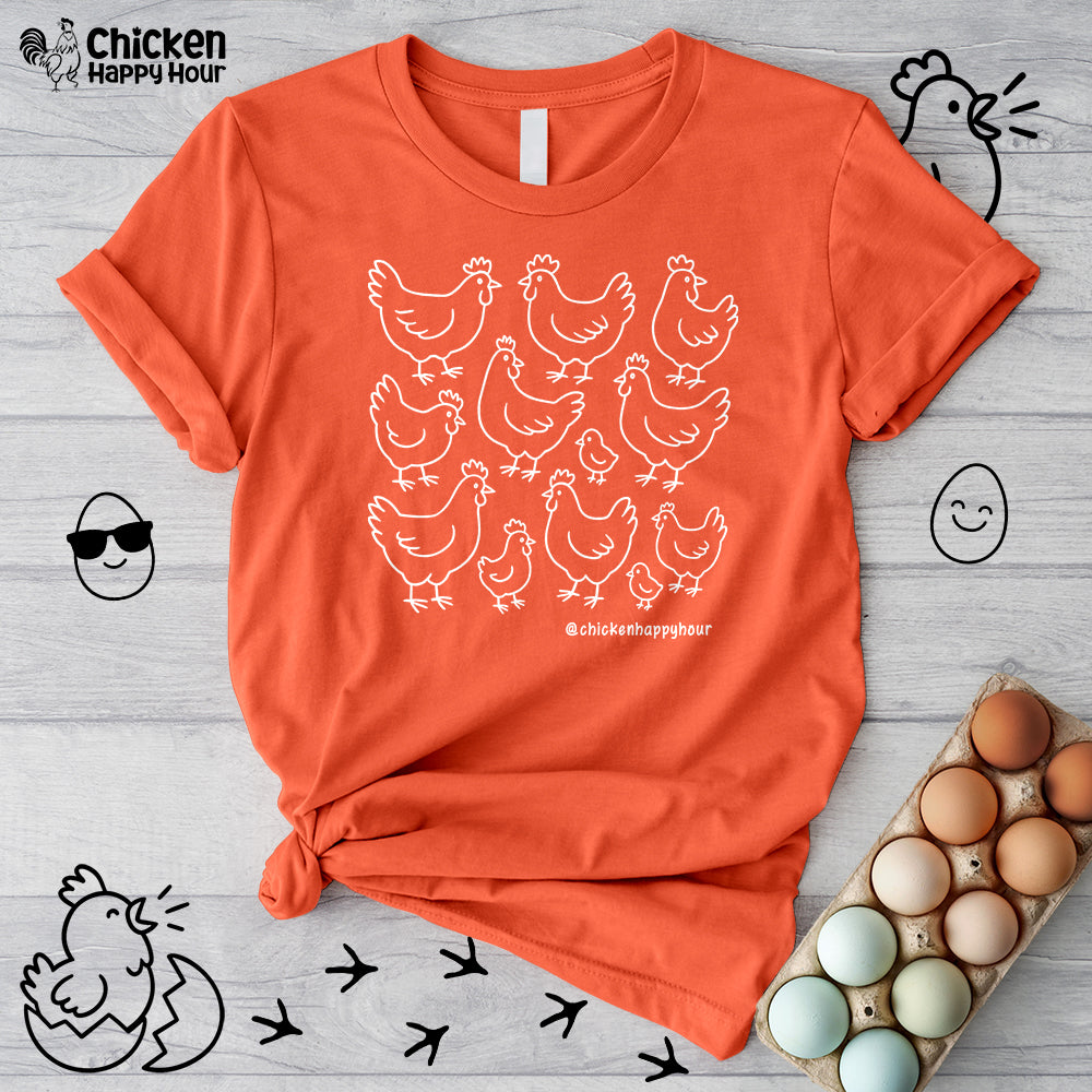 Chickens Unisex Tee