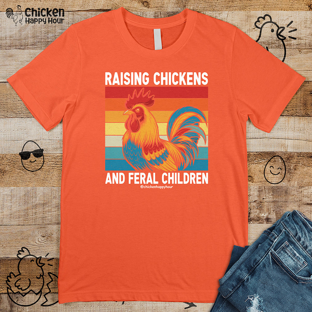 Chickens and Feral Unisex Tee