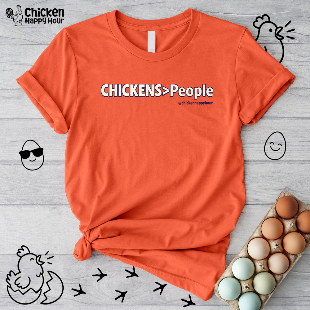 CHICKENS People Unisex Tee