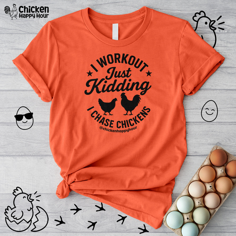 I Workout Just Kidding Unisex Tee
