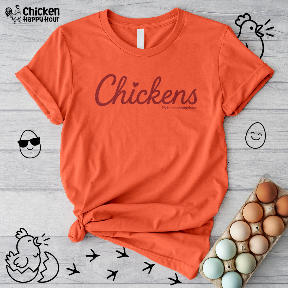 Love Chickens Unisex Tee