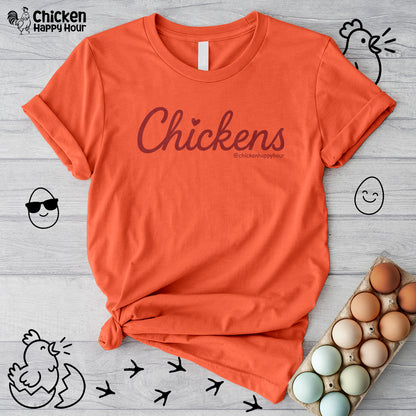 Love Chickens Unisex Tee