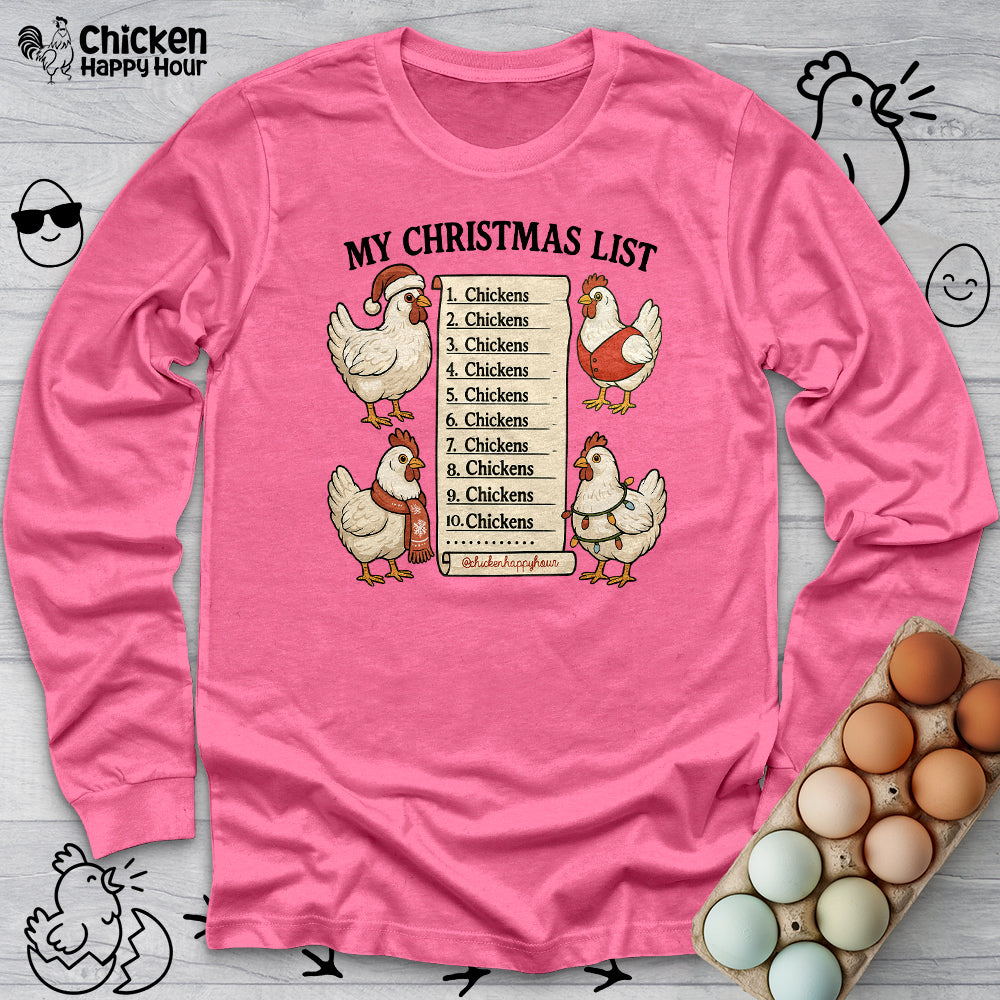 Christmas List Long Sleeve