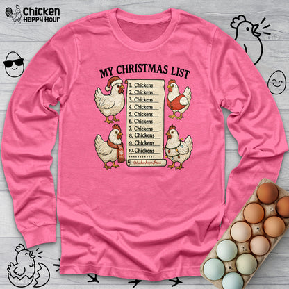 Christmas List Long Sleeve