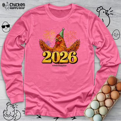 New Year Chicken 2026 Long Sleeve