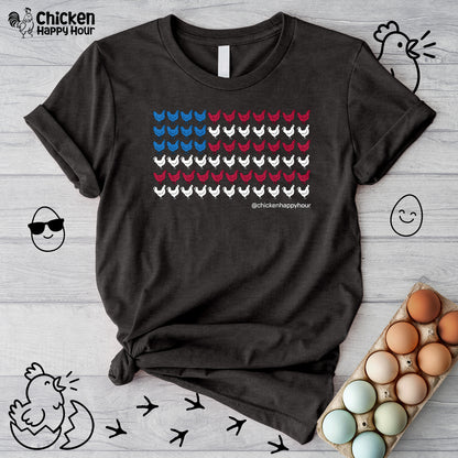 4th of July Chicken Unisex Tee