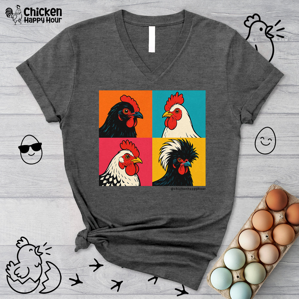Hen Party V-Neck Tee
