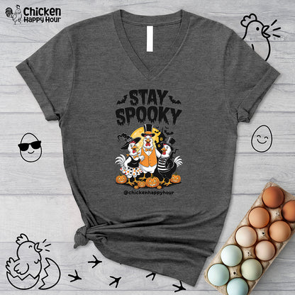 Stay Spooky V-Neck Tee