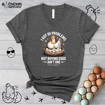 Buying Eggs V-Neck Tee