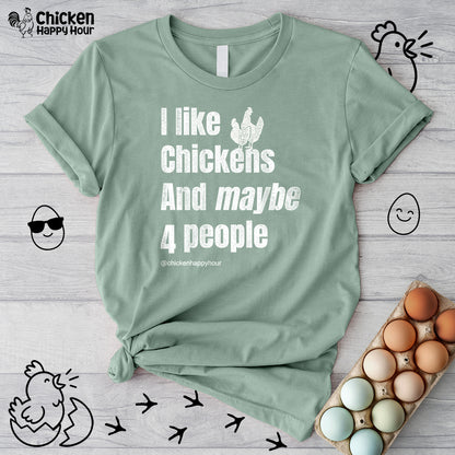 I Like Chickens Unisex Tee