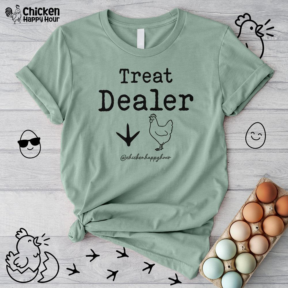 Treat Dealer with Chicken Unisex Tee