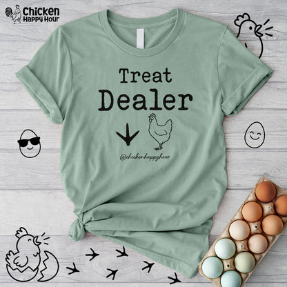 Treat Dealer with Chicken Unisex Tee