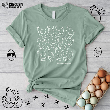 Chickens Unisex Tee