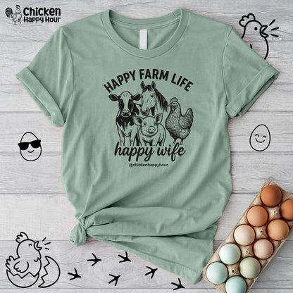 Happy Farm Life Happy Wife 01 Unisex Tee