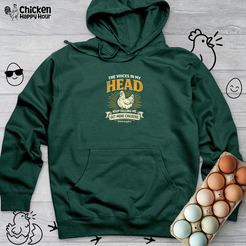The Voices In My Head Hooded Sweatshirt