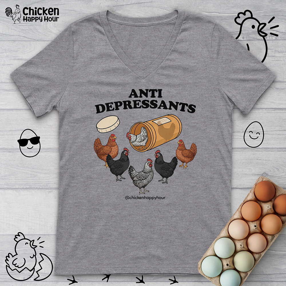 Anti Depressants V-Neck Tee