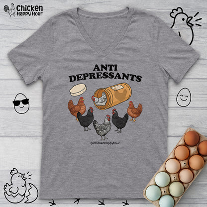 Anti Depressants V-Neck Tee
