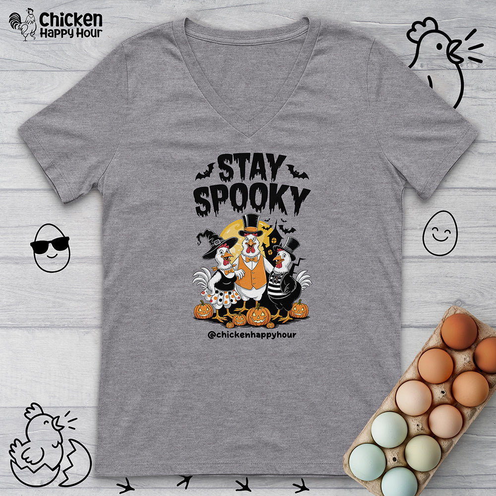 Stay Spooky V-Neck Tee