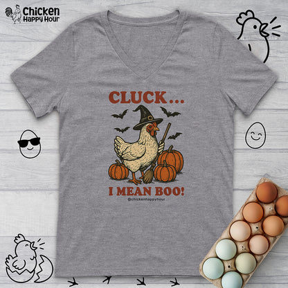 Cluck I Mean Boo! V-Neck Tee