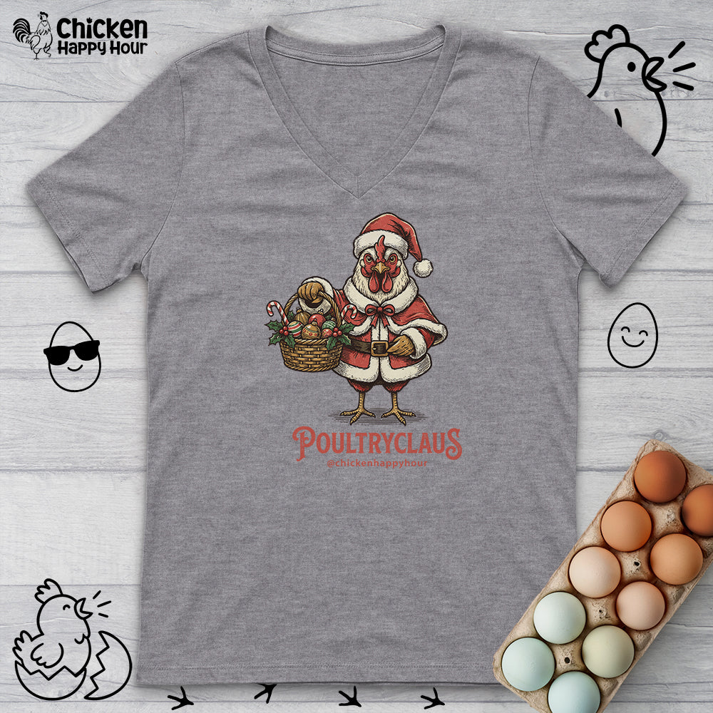 Poultryclaus V-Neck Tee