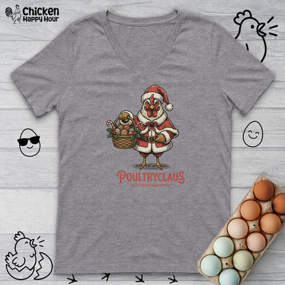 Poultryclaus V-Neck Tee