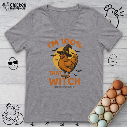 I'm 100% that Witch V-Neck Tee