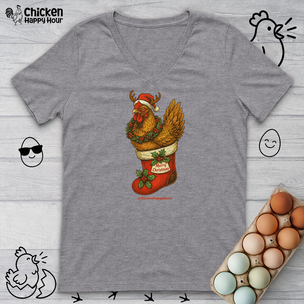 Merry Christmas V-Neck Tee