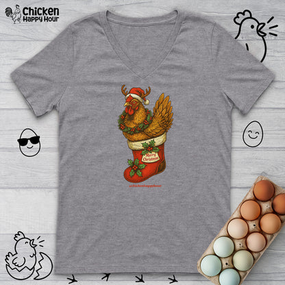 Merry Christmas V-Neck Tee