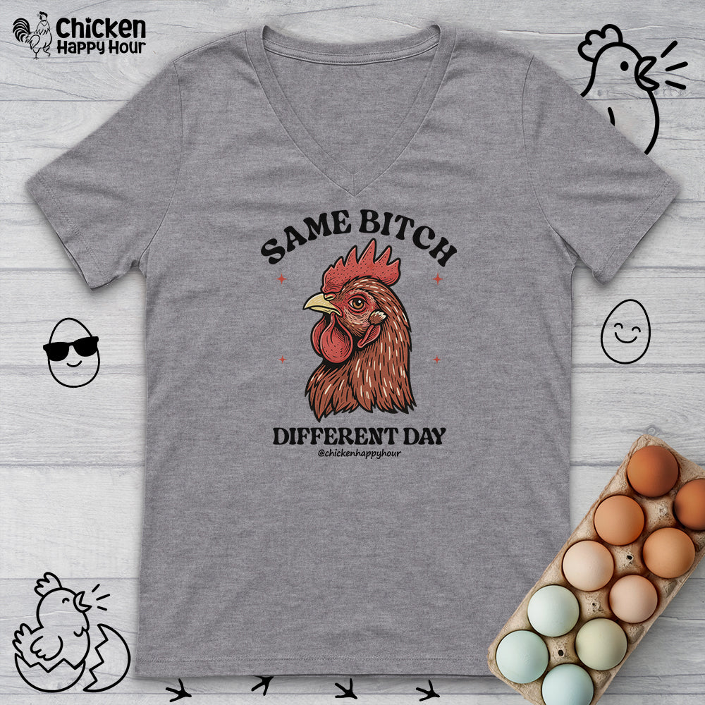 Same Bitch V-Neck Tee