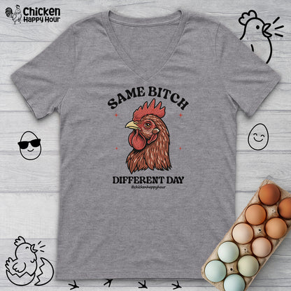 Same Bitch V-Neck Tee