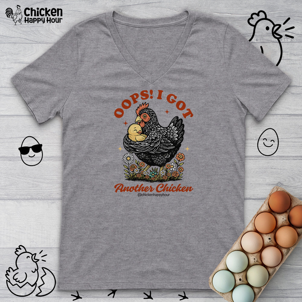Oops! I Got Another Chicken V-Neck Tee