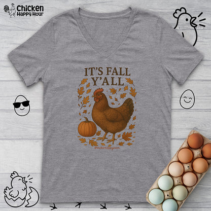 It's fall Y'all V-Neck Tee