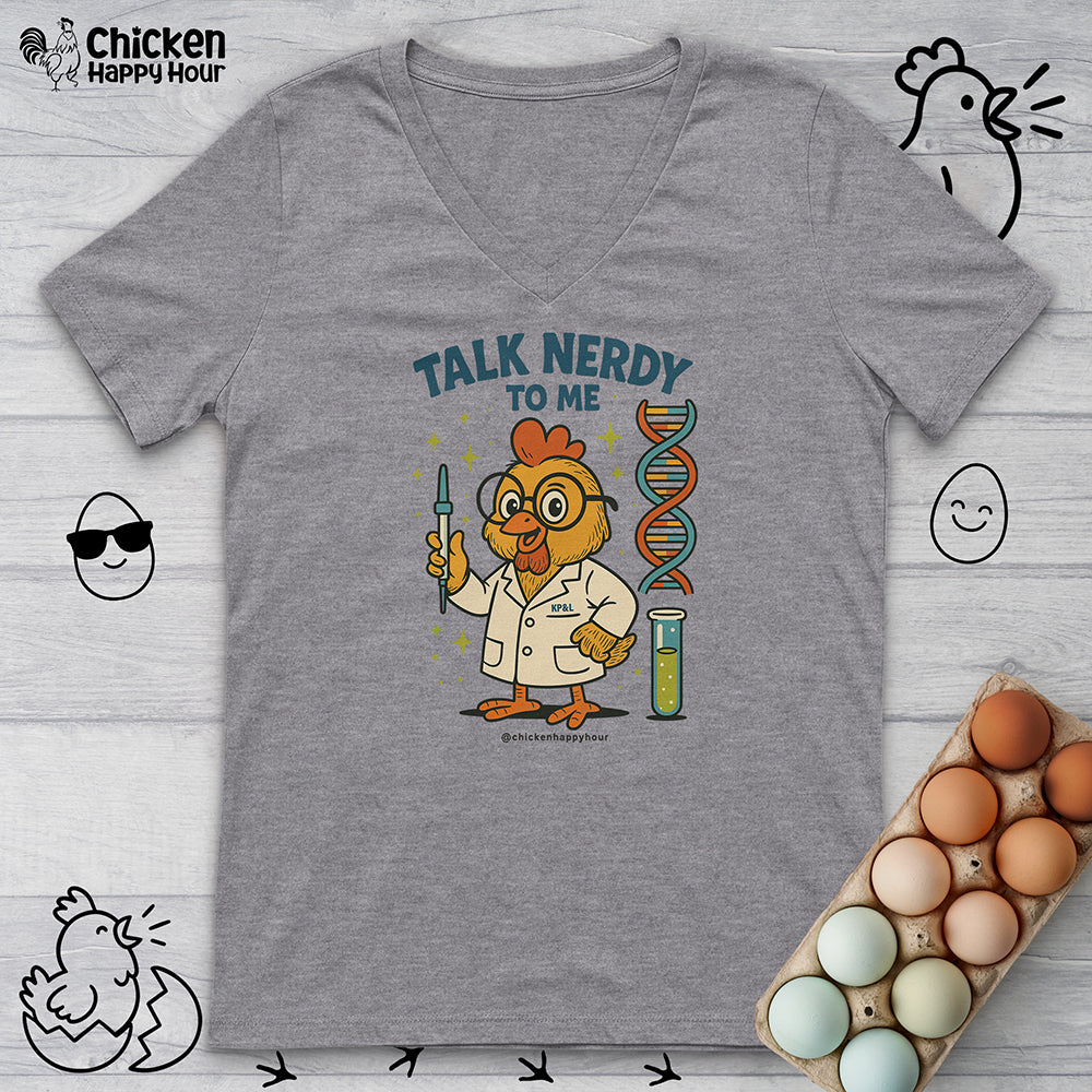 Talk Nerdy To Me V-Neck Tee